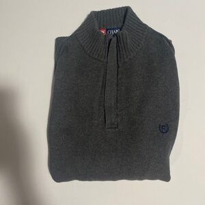 Mens Chaps quarter zip XL sweater